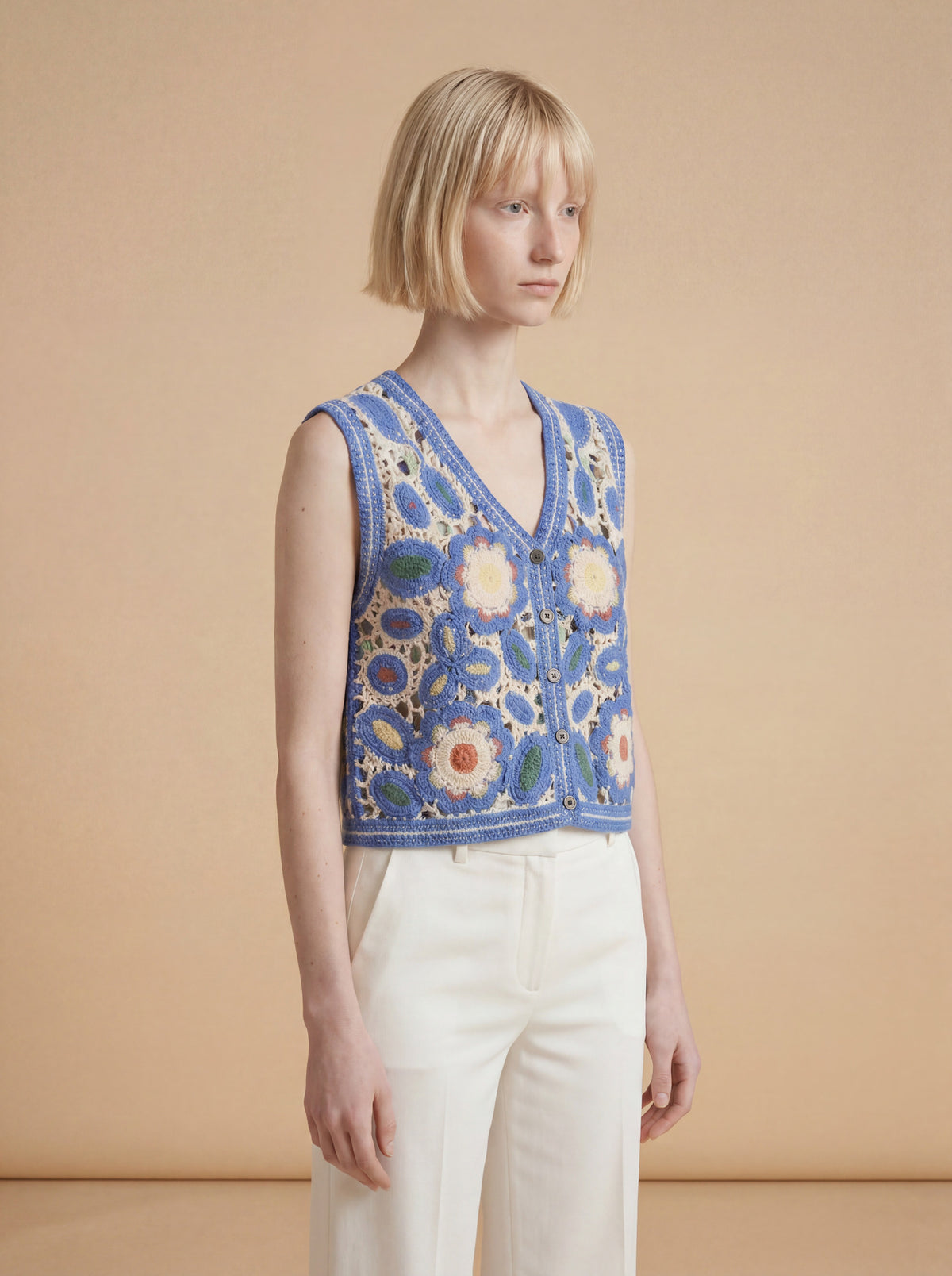 The Crochet Vest — alt view
