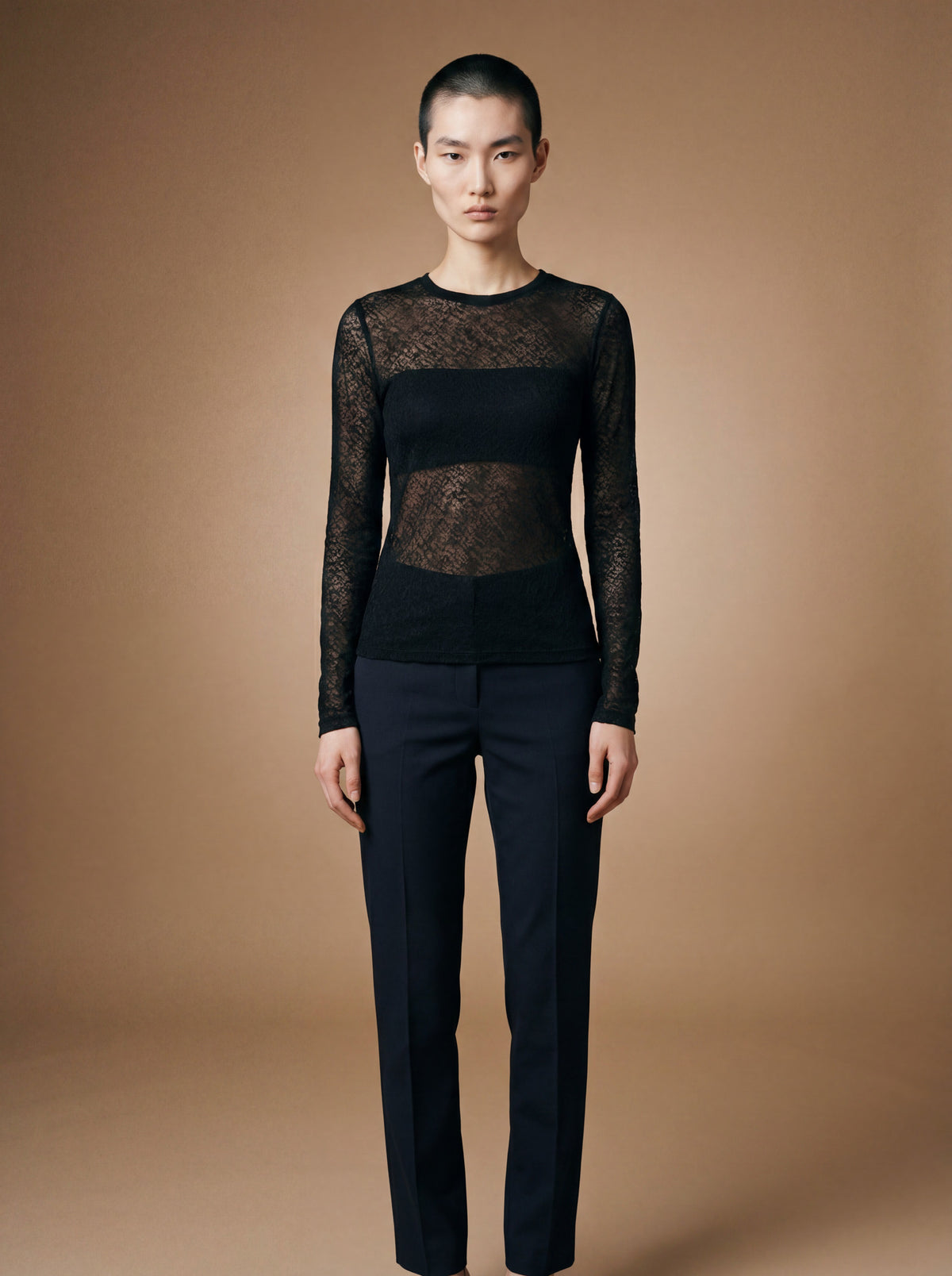 The Sheer Lace Top