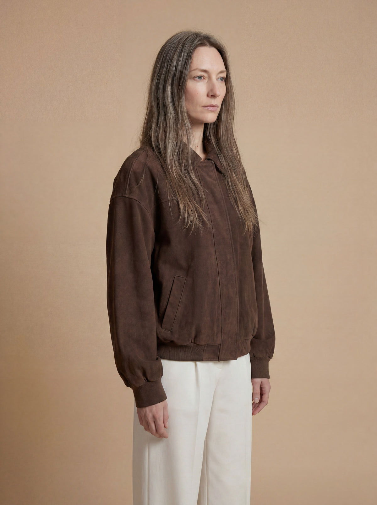 The Suede Bomber — alt view